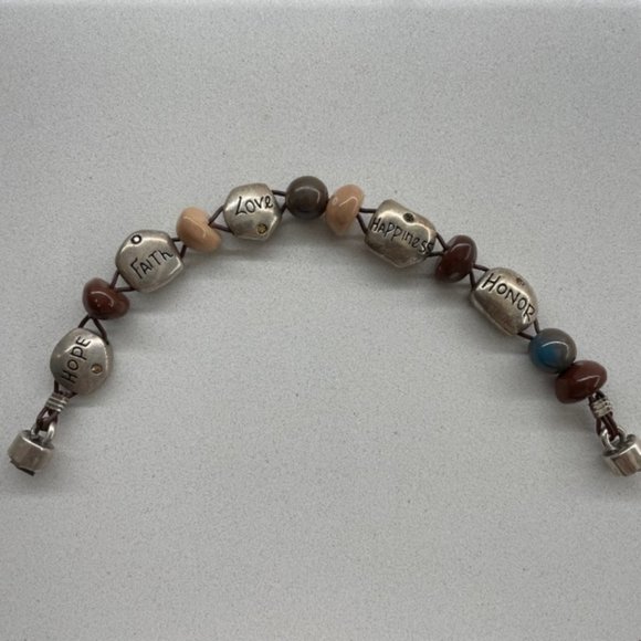 Love, Hope, Happiness,Faith Inspirational Bracelet from Chico’s - Picture 3 of 9